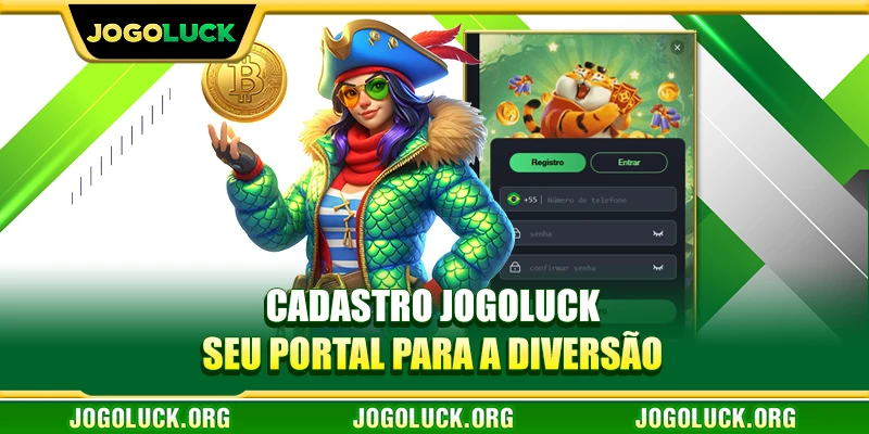 Cadastro JOGOLUCK - seu portal para a diversão