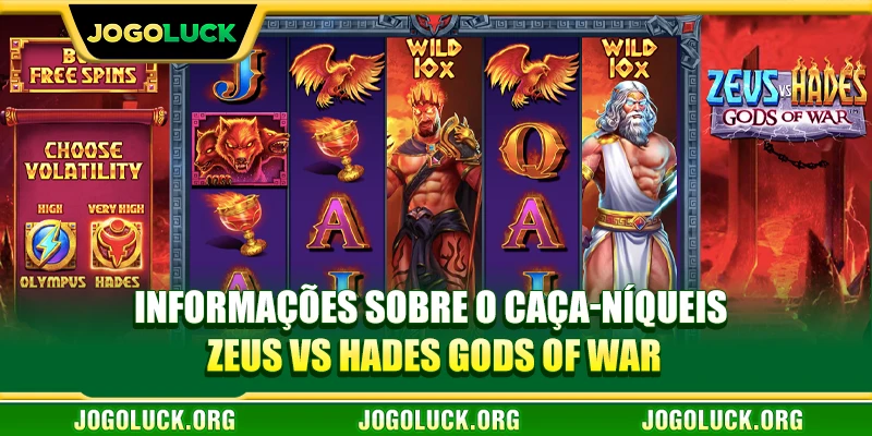 Informações sobre o caça-níqueis Zeus vs Hades Gods of War