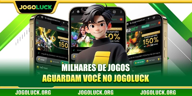 Milhares de jogos aguardam você no JOGOLUCK